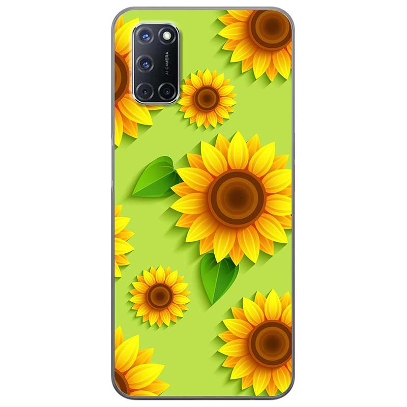Ốp lưng dành cho Oppo A52  mẫu Hoa hướng dương