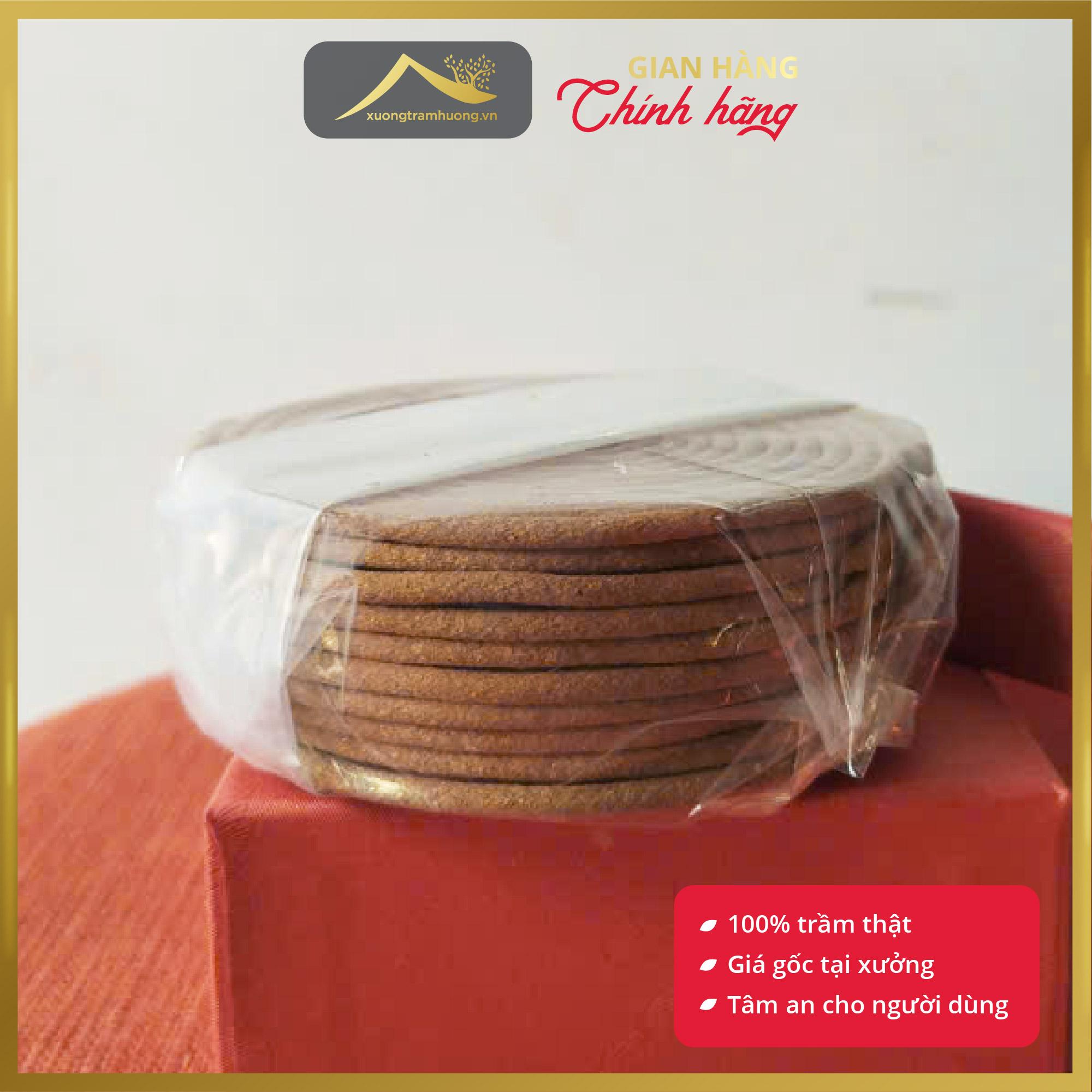 Nhang Khoanh Nhang Vòng Sạch Xưởng Trầm Hương Thờ Cúng Gia Tiên Tân Gia Giỗ Chạp Lễ Tết (10 Khoanh)