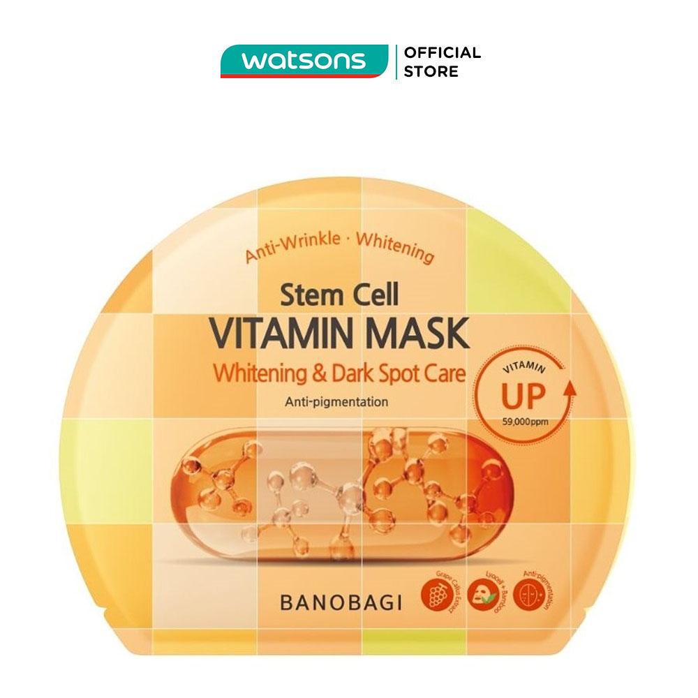 Mặt Nạ Banobagi Stem Cell Vitamin Mask Whitening &amp; Dark Spot Care 30g
