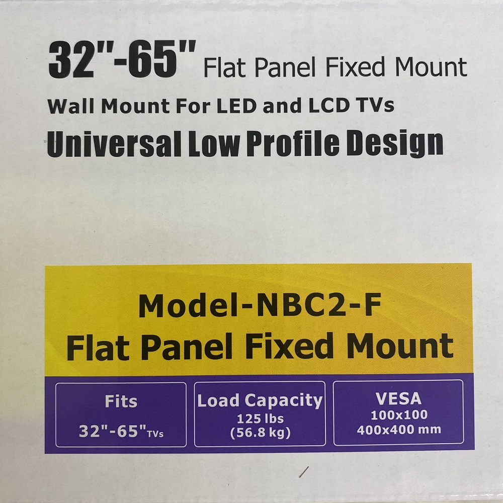 Giá Treo Tivi Sát Tường chính hãng North Bayou NBC2-F (32-65 inch)