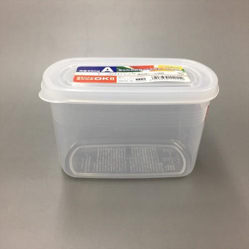 Hộp nhựa nắp kín hình chữ nhật Nakaya 630ml Nội địa Nhật Bản