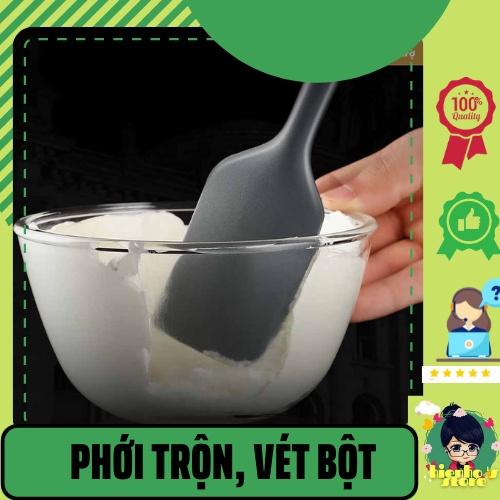 Phới Trộn Bột, Vét Bột (Màu Ngẫu Nhiên) Spatula CUGF Silicon Dụng Cụ Làm Bánh Vô Cùng Hiệu Quả ( HH0048