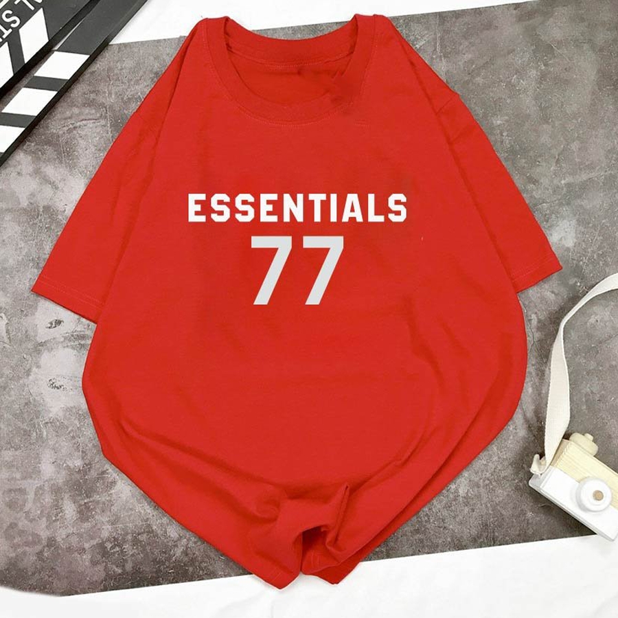 Áo Thun Nữ Tay Lỡ In Chữ ESSENTIALS 77