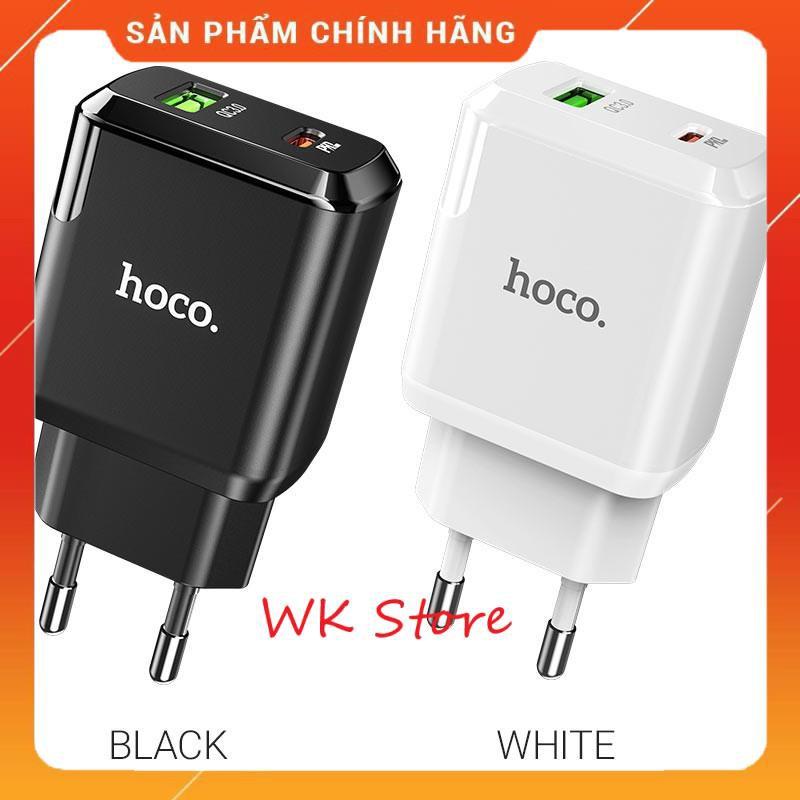 Củ sạc nhanh Hoco N5 (QC, PD 20W) cho android,iphone - Hàng chính hãng