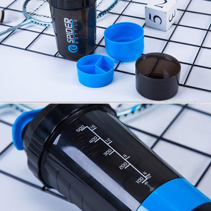 Bình Lắc Shaker - Bình Nước Gym Chính Hãng