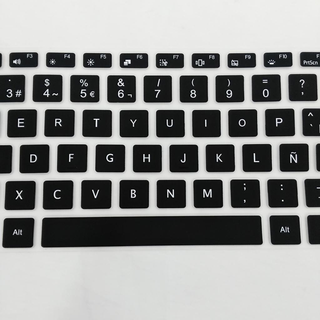 Silicone Keyboard Skin Cover Protective Film Waterproof for 15.6''