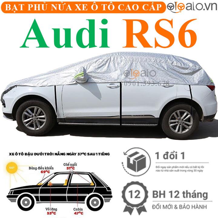 Bạt phủ nửa nóc xe Audi RS6 vải dù 3 lớp