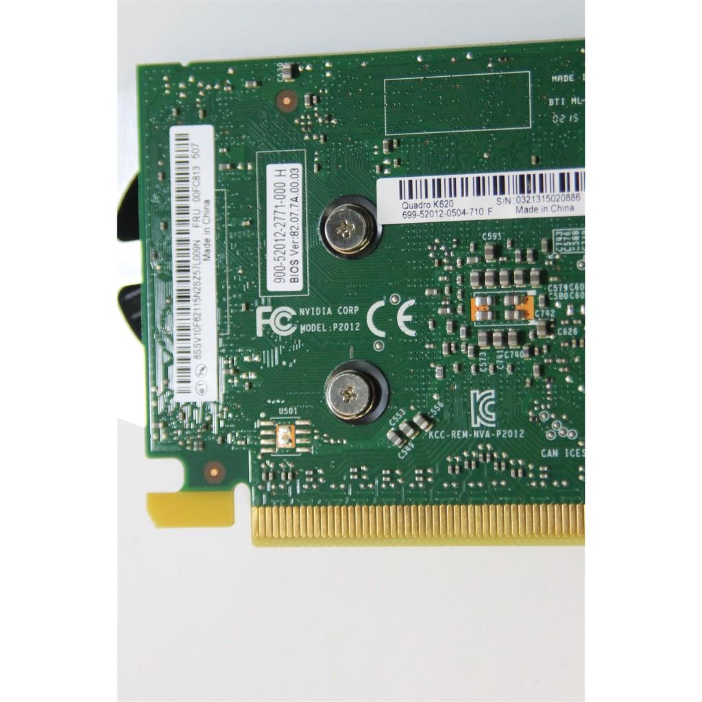 Card màn hình Nvidida Quadro K620 2GB 128 bit. Hàng Nhập Khẩu. Tặng kèm đầu chuyển DVI sang VGA