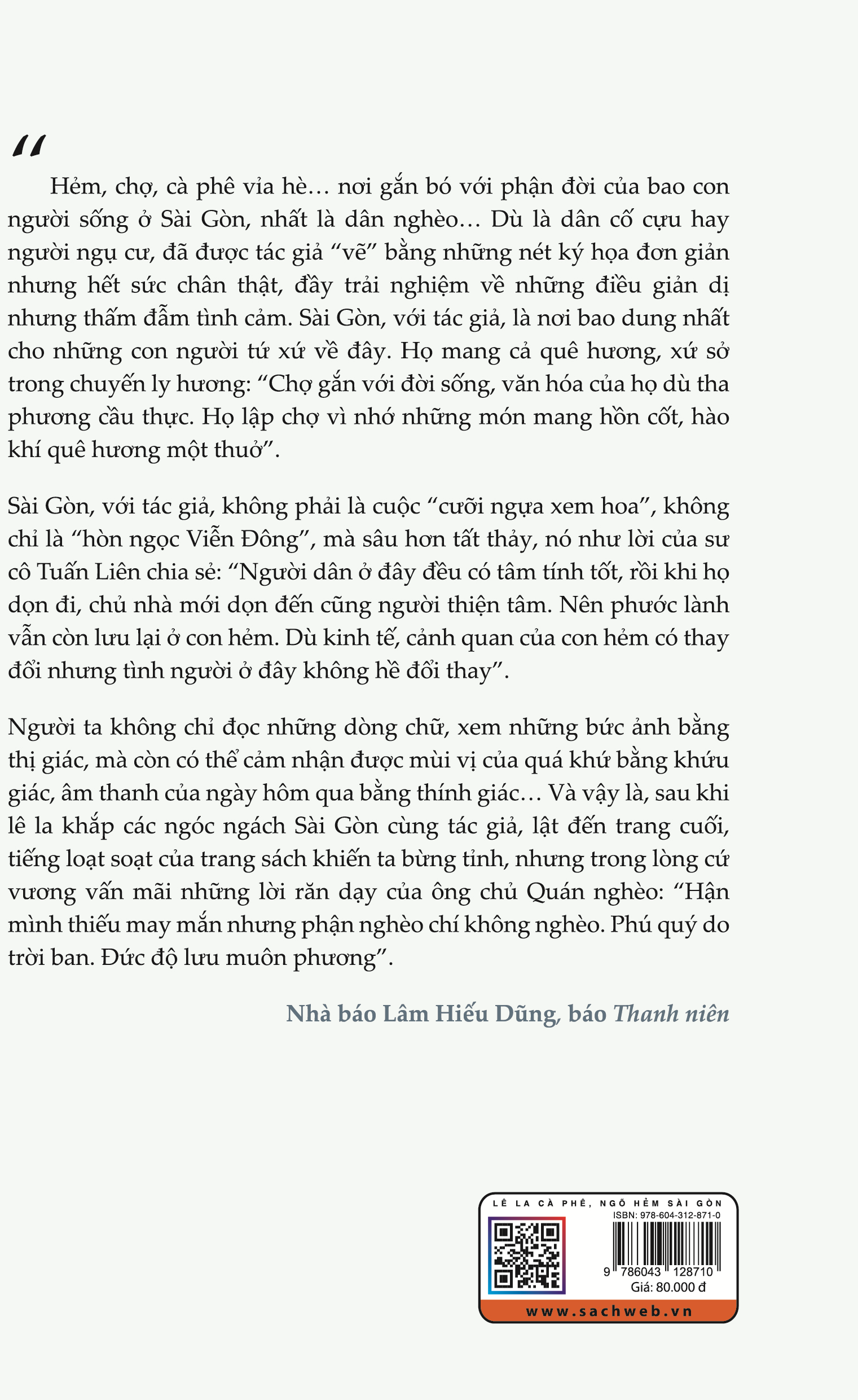 LÊ LA CÀ PHÊ, NGÕ HẺM SÀI GÒN - LÊ VÂN