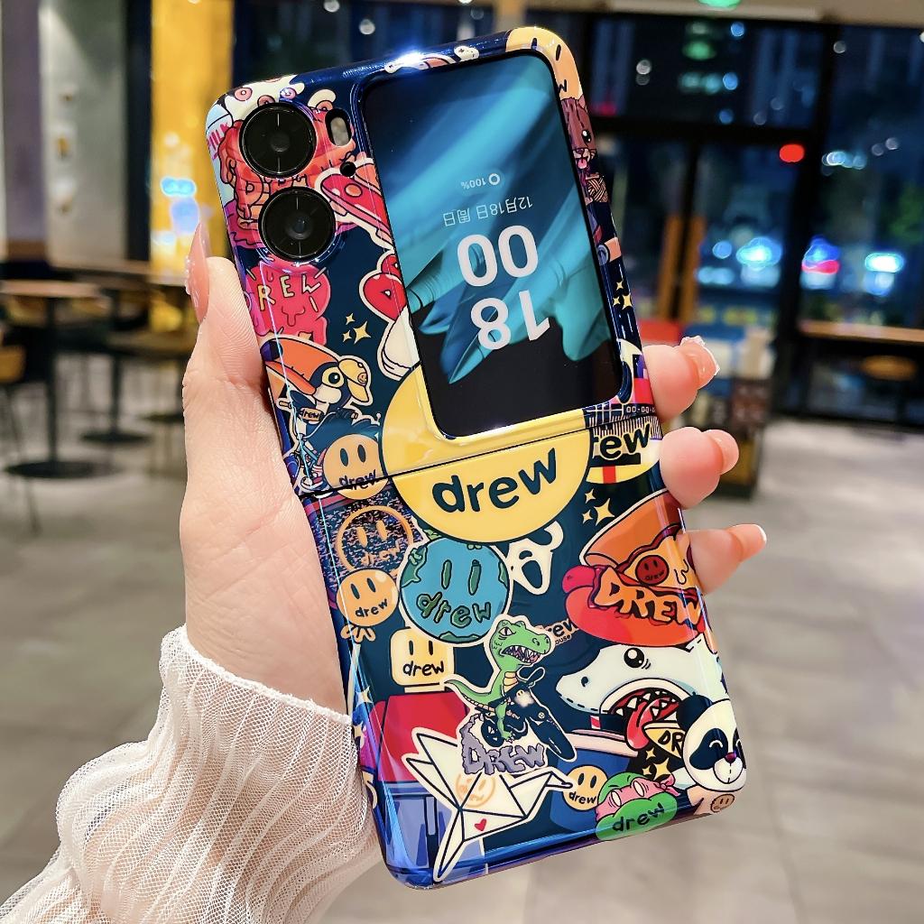 Ốp Lưng Họa Tiết D.R.E.W Cho Oppo FIND N2 FLIP - BUM STORE GALAXY CASE