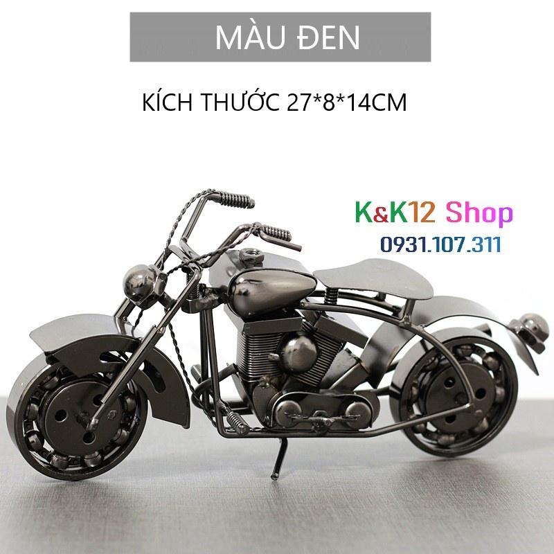 Xe moto trang trí để bàn ( size lớn). Bộ sưu tập đồ chơi độc đáo. Đồ chơi thủ công mỹ nghệ.