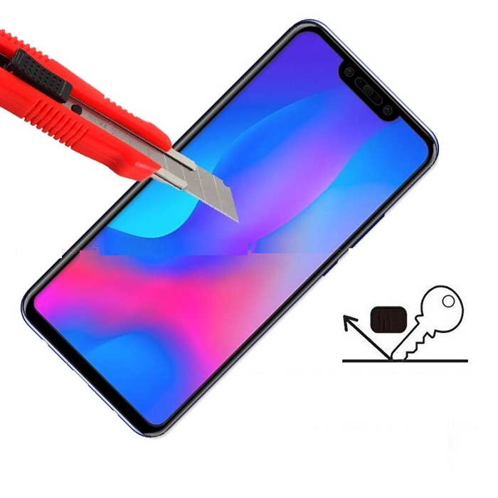 Dán kính cường lực full 5D tràn màn hình dành cho Huawei Nova 3i phủ màu