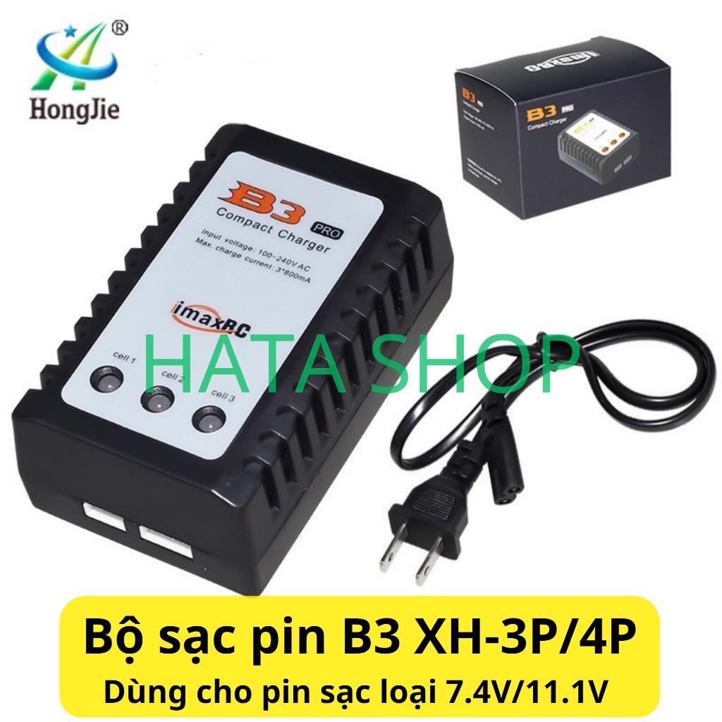 Bộ Sạc Pin B3 Dùng Cho Pin 2S 7.4V và 3S 11.1V XH-3P/4P Cao Cấp