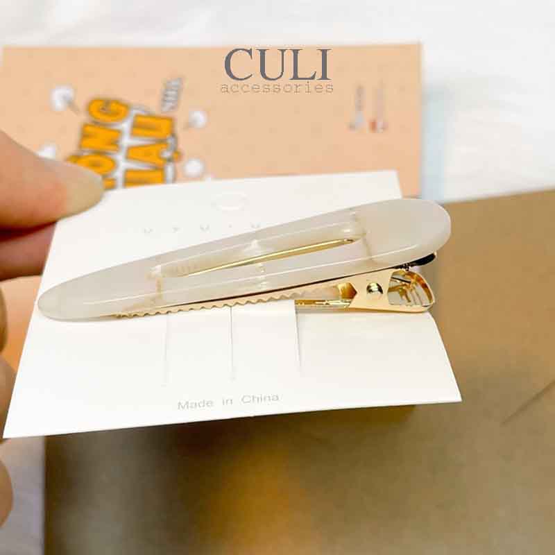 Kẹp tóc mini, Kẹp mái nhiều hình, chất liệu xà cừ lấp lánh, style Hàn Quốc - Culi accessories