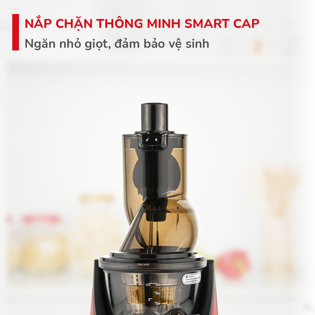 Máy ép trái cây Kuvings EVO820 đỏ - Hàng Chính Hãng