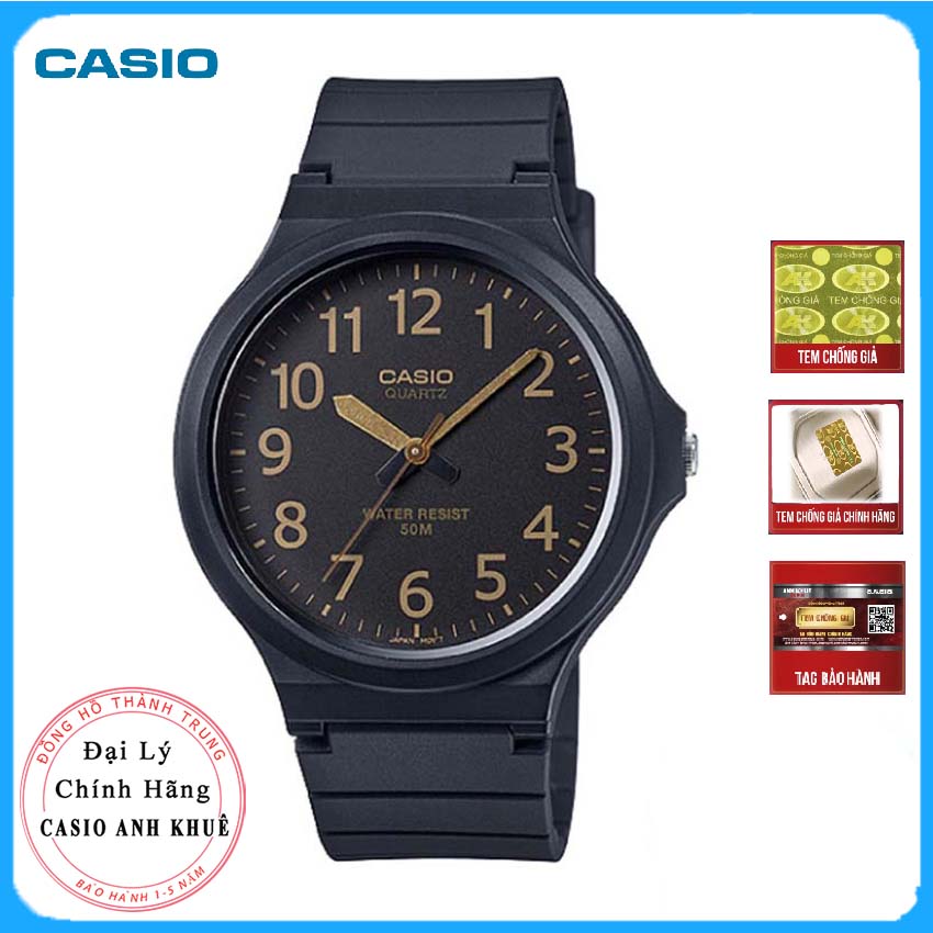 Đồng Hồ Nam Chính Hãng Casio MW-240-1B2VDF Dây Nhựa