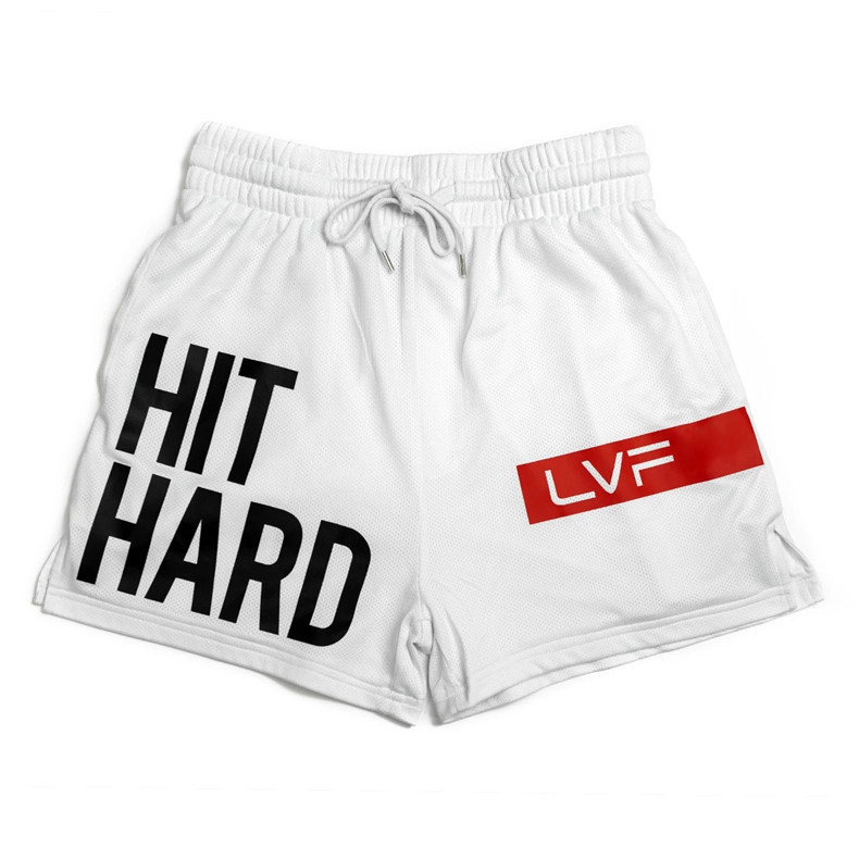 Quần short nam gym HIT HARD LV/FT/Quần thể thao mạnh mẽ, cuốn hút