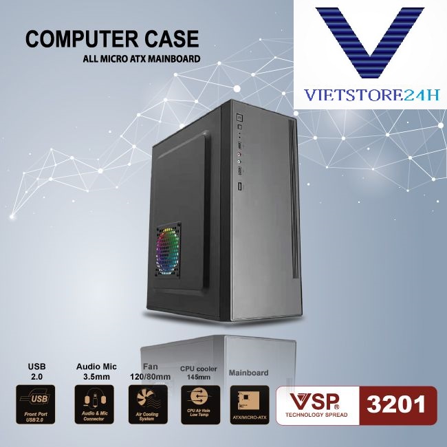 CASE VSP 320x (Chuẩn ATX) - HÀNG CHÍNH HÃNG