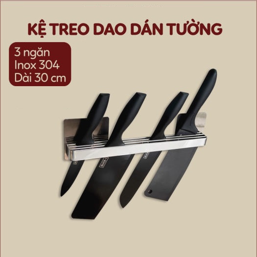 Thanh Treo Dao Kéo Dán Tường INOX 304