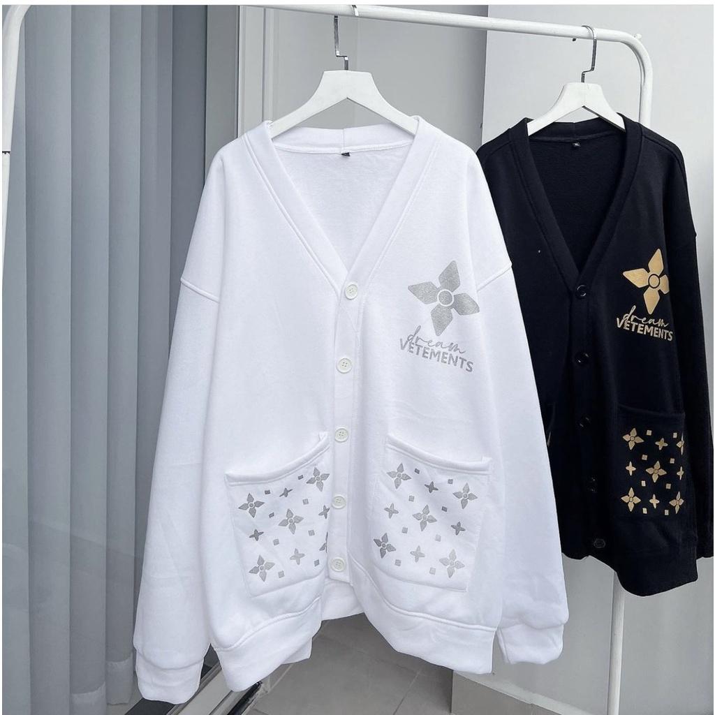 Áo Khoác Cardigan VETEMEMTS Form Rộng Unisex