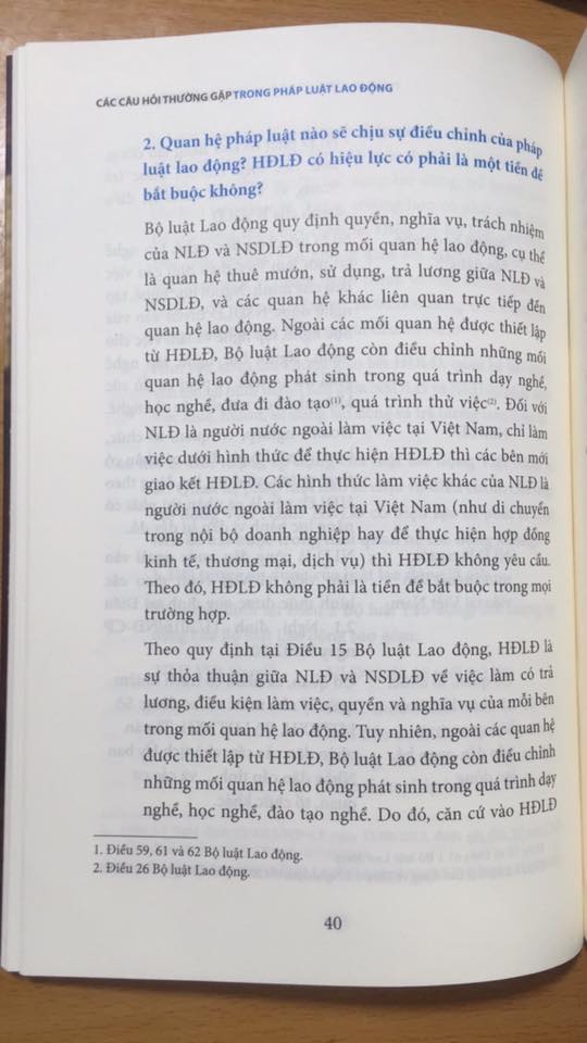 Các Câu Hỏi Thường Gặp Trong Pháp Luật Lao Động