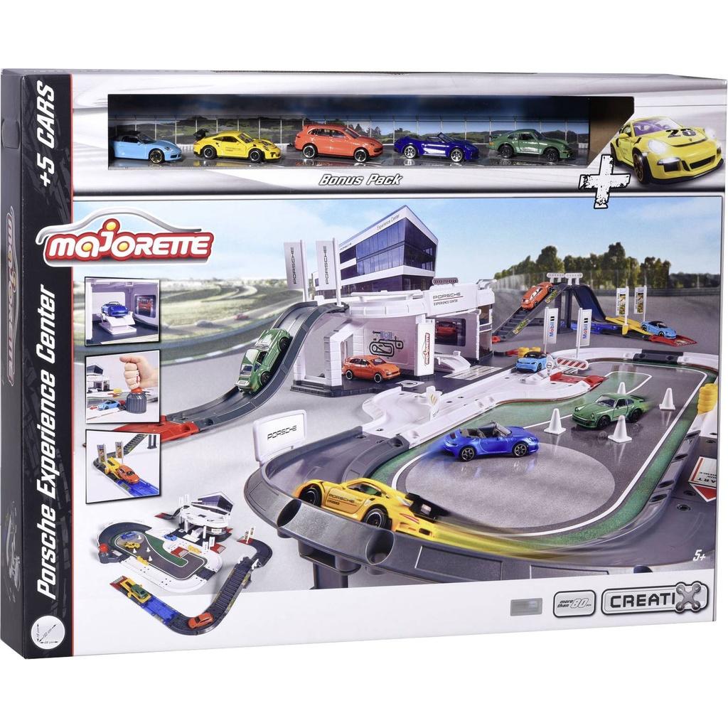 Đồ chơi Mô Hình Trạm Xe MAJORETTE Experience Center và 5 ô tô
