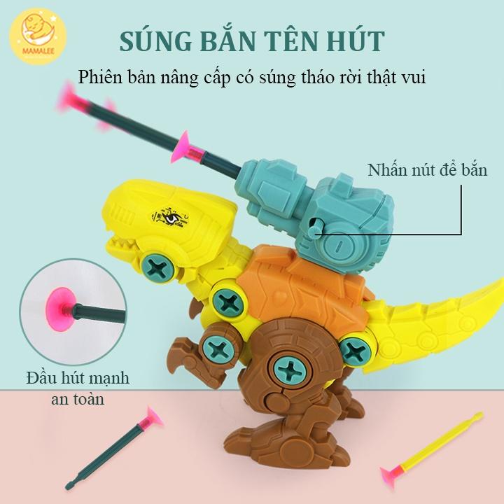 Đồ Chơi Khủng Long Lắp Ráp Có Tua Vít Tháo Lắp - Mô Hình Size To Cho Bé