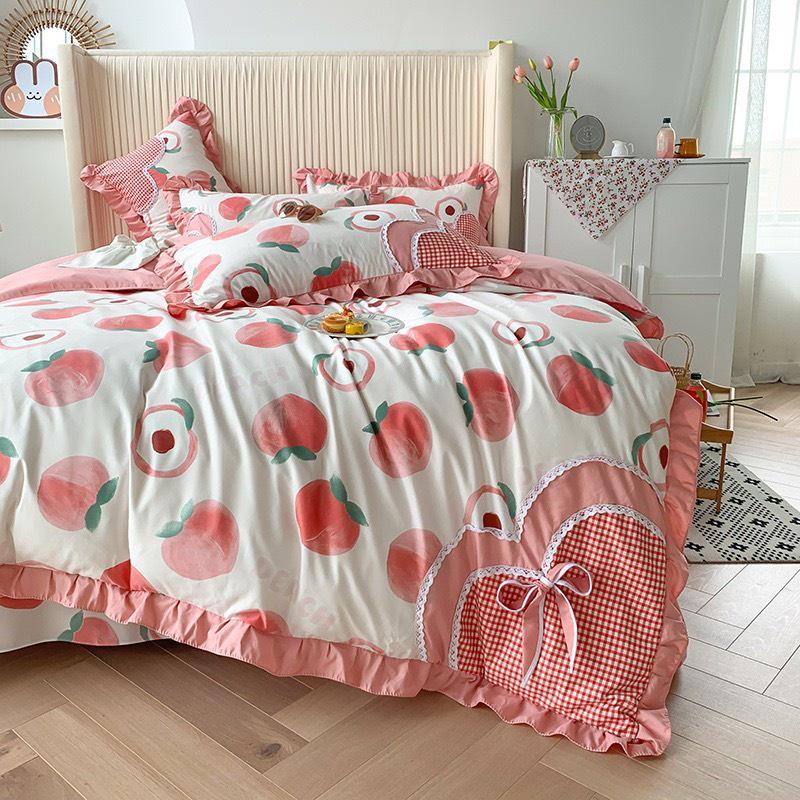 Set ga gối cotton bèo cao cấp mẫu mới 2022 - loại 1