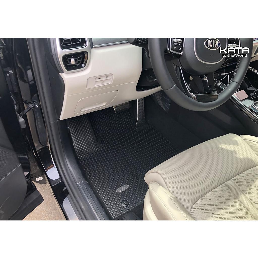 Thảm lót sàn ô tô KATA cho xe Kia Sorento 7 chỗ - Khít với sàn xe, Chống trơn, Không mùi, Không ẩm mốc