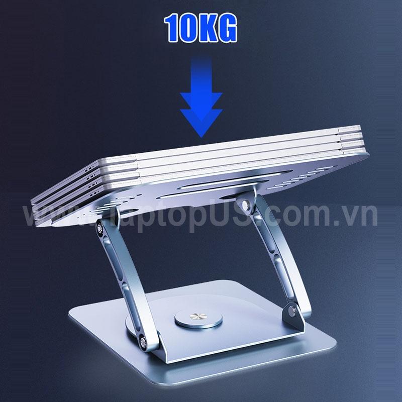 Kệ Giá Đỡ Laptop Nhôm Tản Nhiệt Xoay Xếp Gọn