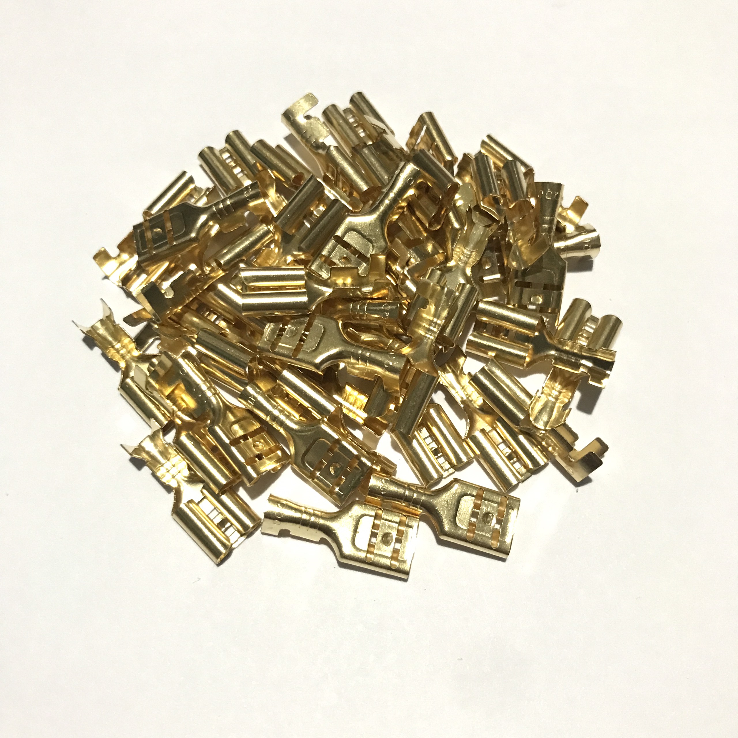 Đầu cos kẹp dây điện 6.3MM, cốt chữ T, đầu cos dây điện, cos gài 6.3
