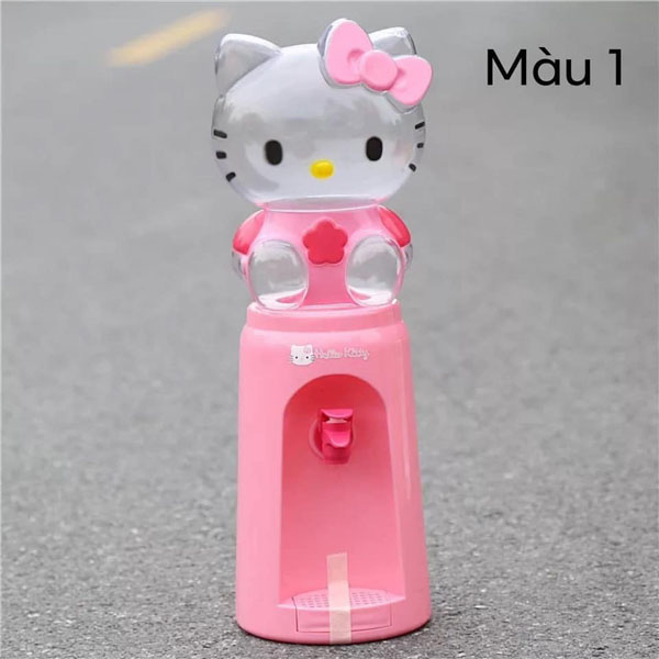 Bình lọc nước mini để bàn dành cho bé yêu - Thông minh - tiện lợi hình DOREAMON KITTY loại 2 lít