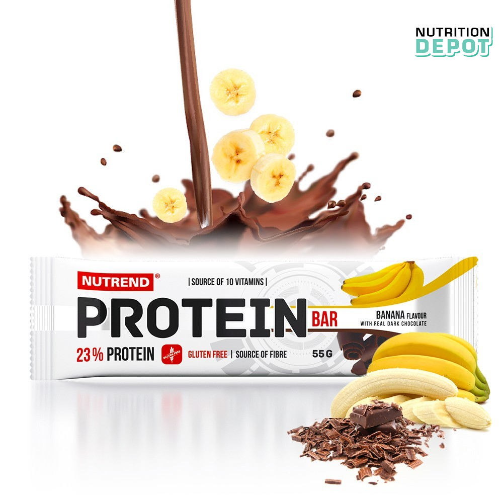 Thanh dinh dưỡng Protein Bar Nutrend bổ sung protein (Hộp 24 thanh x 55g) - Nutrition Depot Vietnam
