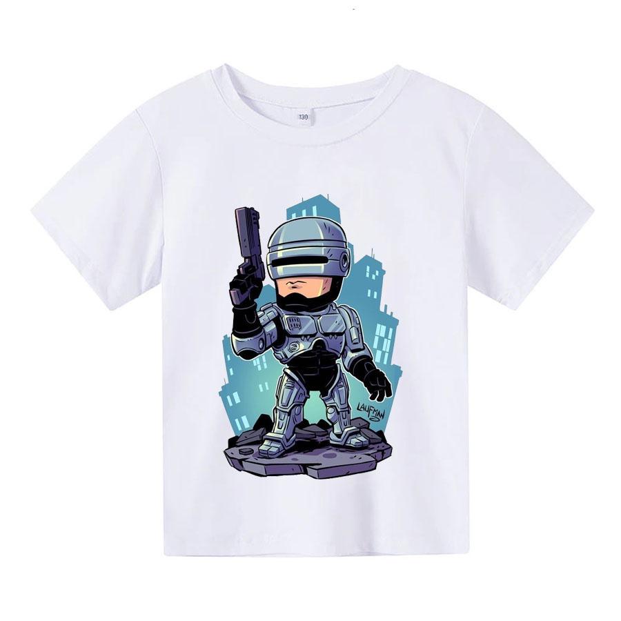 Áo thun trẻ em ROBO COP CHIBI, 4 màu, có size người lớn, Anam Store