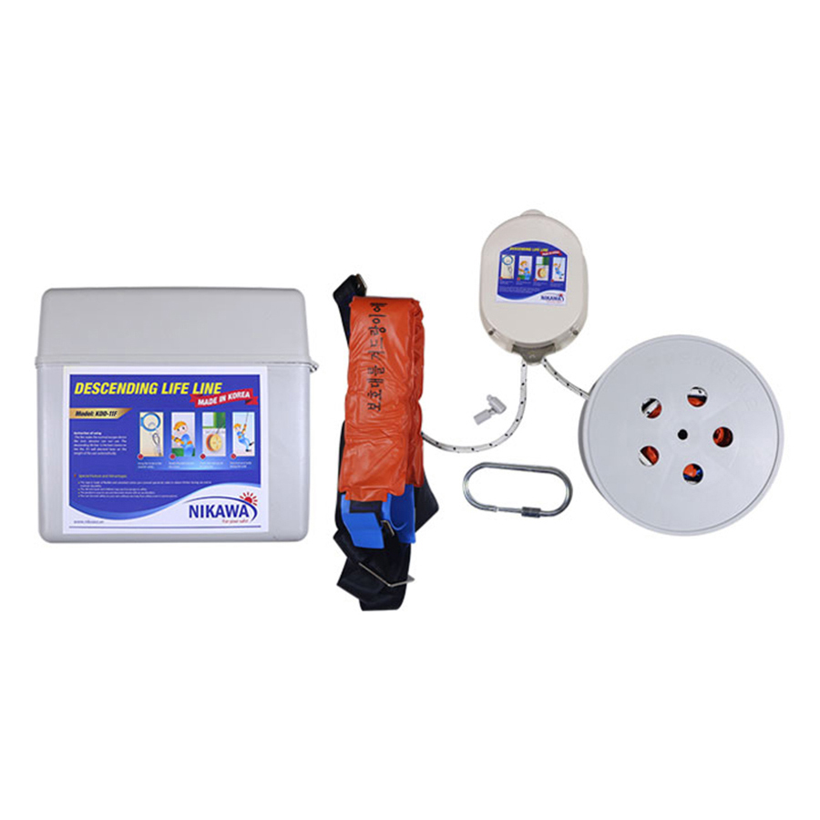 Dây Thoát Hiểm Cá Nhân Nikawa KDD-9F - Tặng Giá Treo Móc Nikawa HY-01