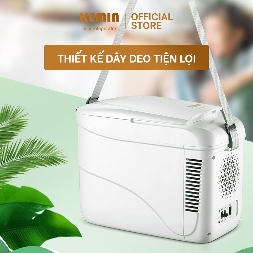 Tủ lạnh ô tô Kemin K9A - 9L Chính Hãng- Dùng ở nhà và ô tô - Hai chiều nóng lạnh