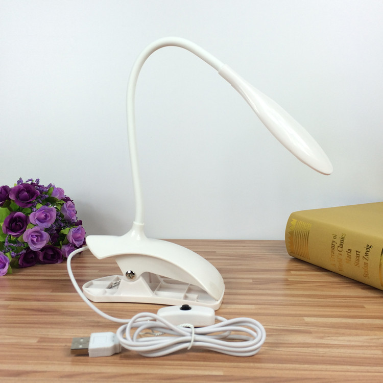 Đèn Led chống cận Table Lamp MH-007 Kẹp hoặc để bàn &amp; cổng USB tiện lợi di chuyển (Giao màu ngẫu nhiên)