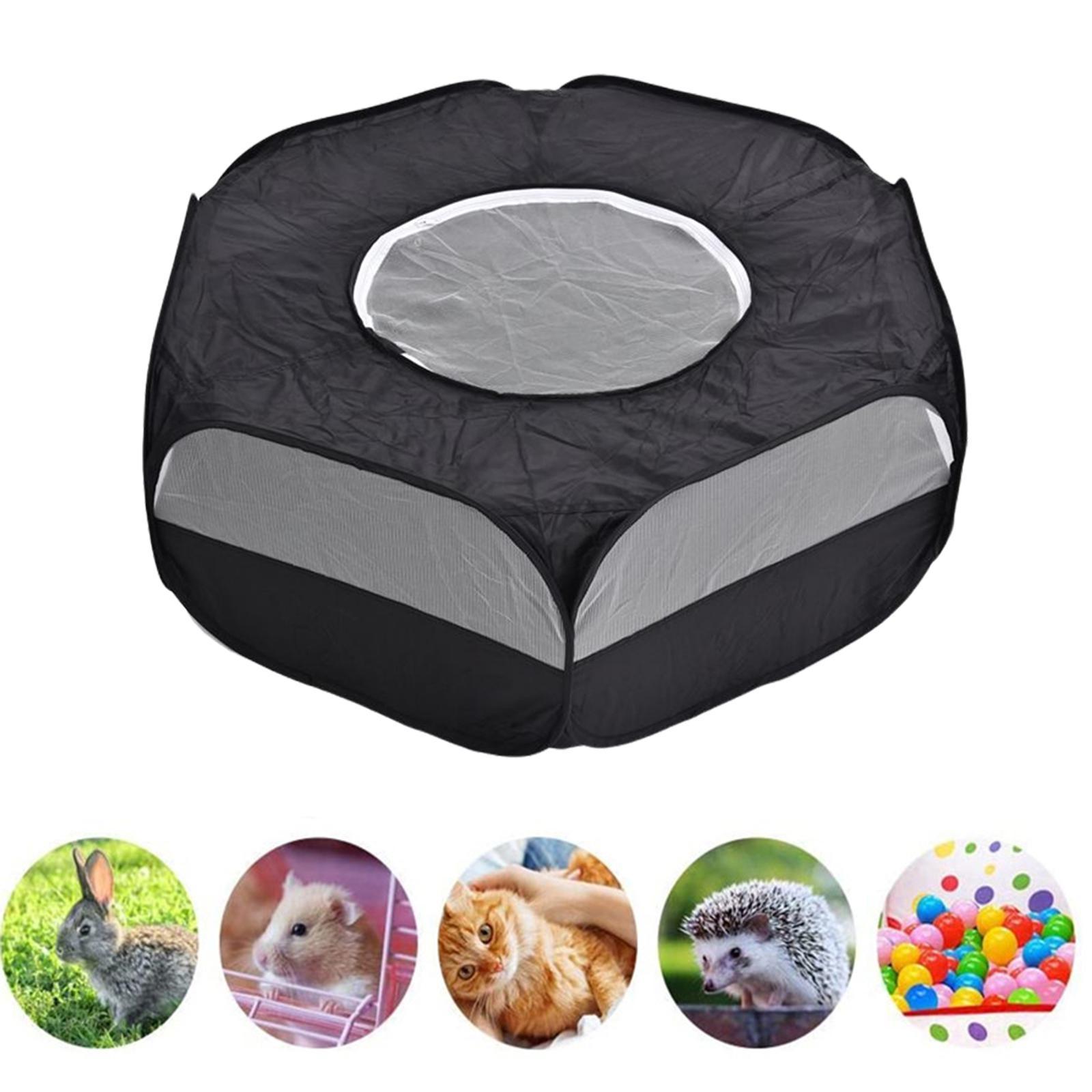 Animal Playpen Anti Escape Cage Tent for Cat Hamster Bunny