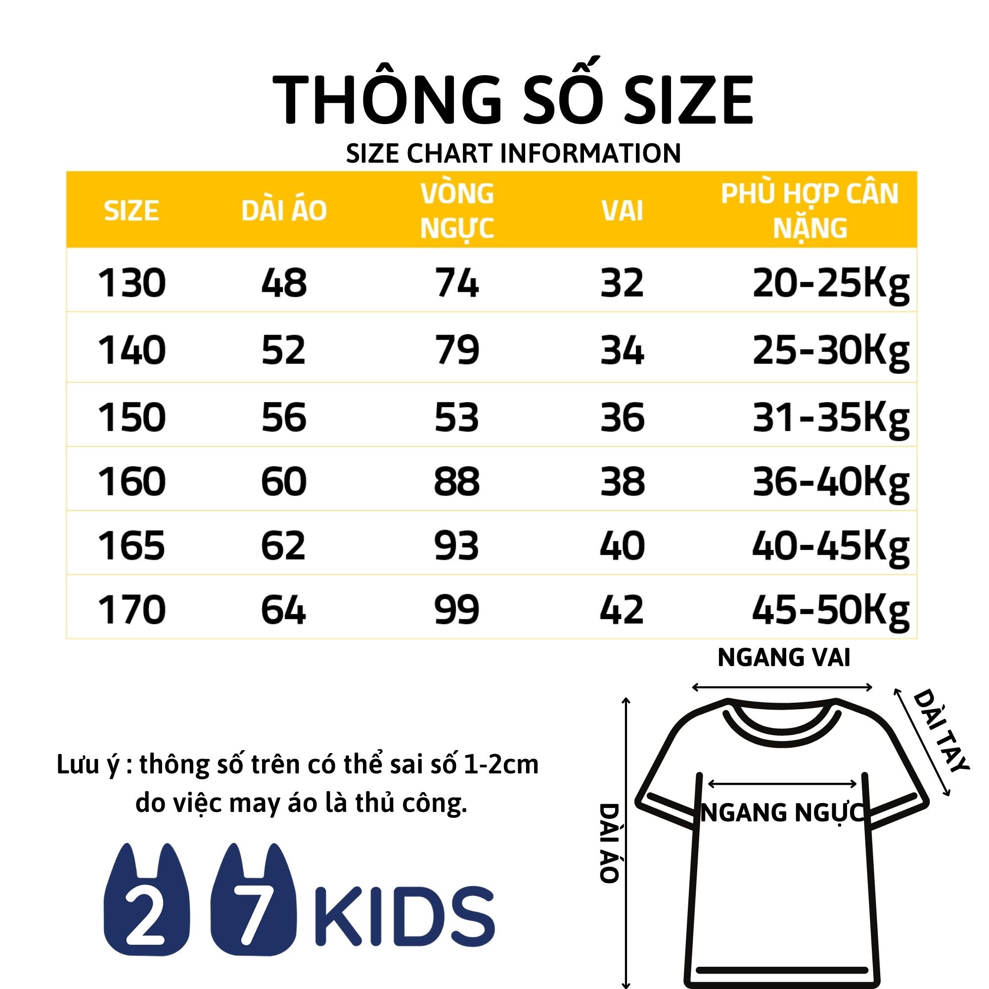 Áo thun bé gái ngắn tay size đại 27Kids Grrr áo cộc nữ sợi Cotton 180g cho trẻ từ 10-14 tuổi GSTS12