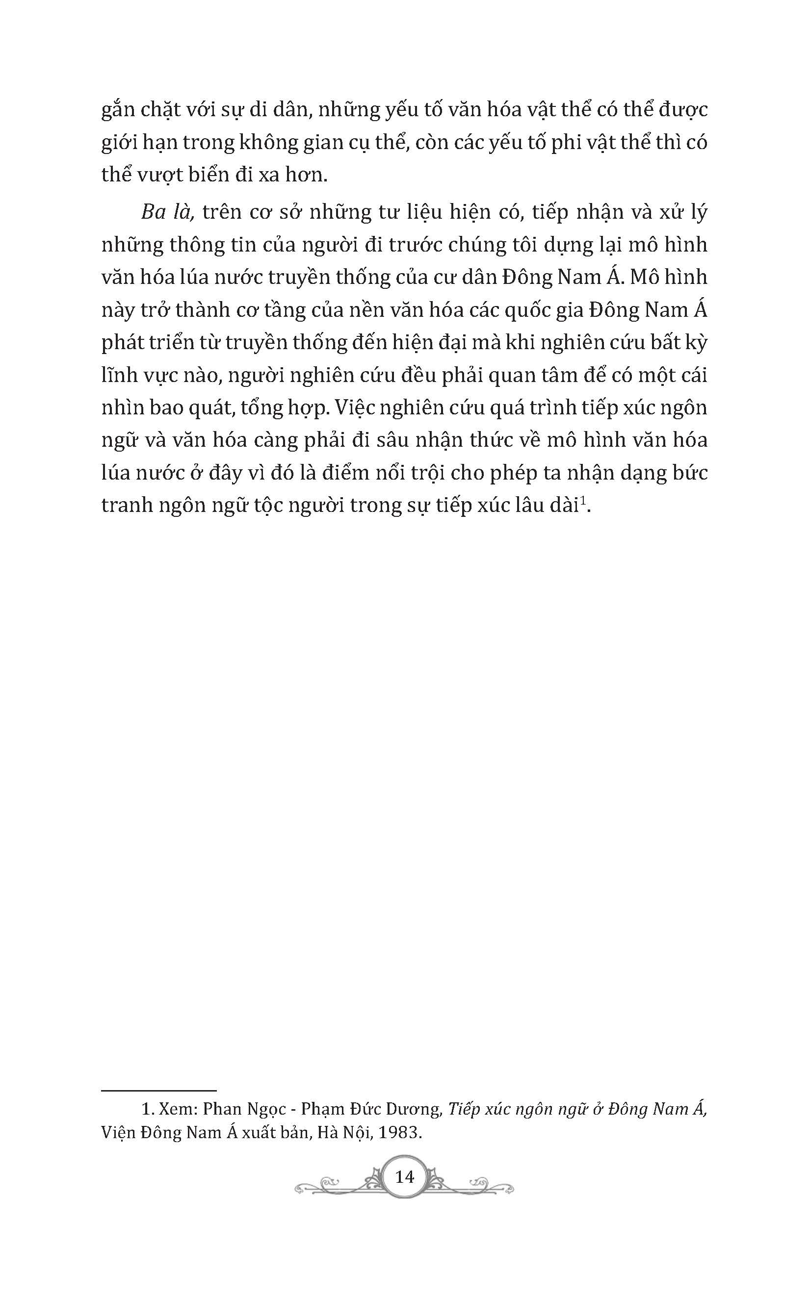 Lịch Sử Văn Hóa Đông Nam Á - Ngôn Ngữ Văn Hóa Tộc Người Ở Việt Nam Và Đông Nam Á