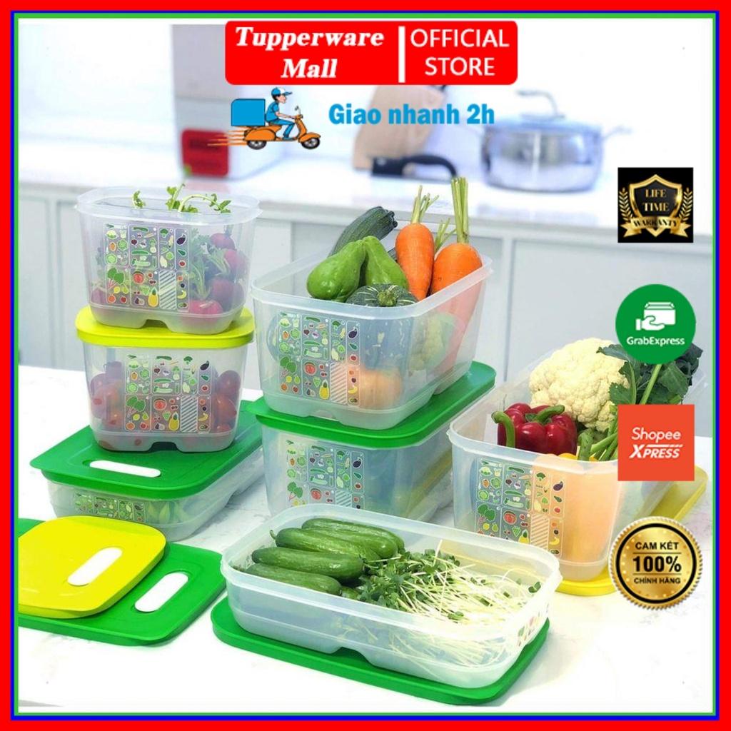 Bộ hộp trữ mát có nút hô hấp ventsmart 7 hộp - Tupperware