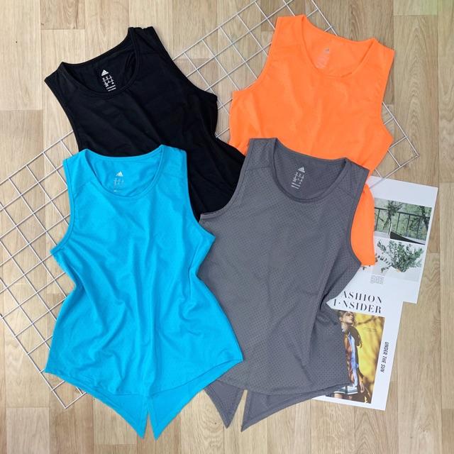 Áo Tank top Nữ Tập GYM YOGA Thể Thao Kiểu CỘT SAU CỰC XINH - BOM B52 Thời Trang Thể Thao