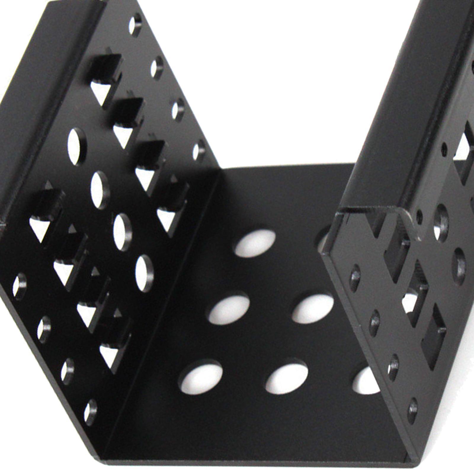 4-Bay 2.5 inch to 3.5 inch HDD Caddy Black Bracket