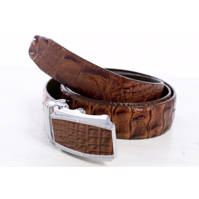 Thắt lưng nam da bò cao cấp vân cá sấu Bioline leather belt