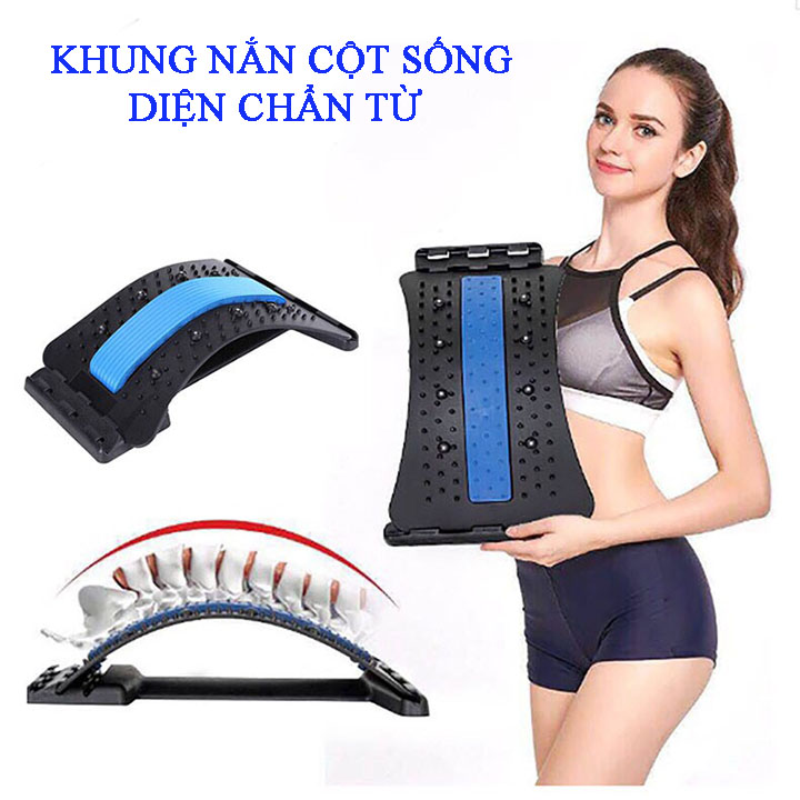 Khung nắn chỉnh hình cột sống và massage diện chuẩn mới nhất - hỗ trợ điều trị thoát vị đĩa đệm, nhức mỏi lưng