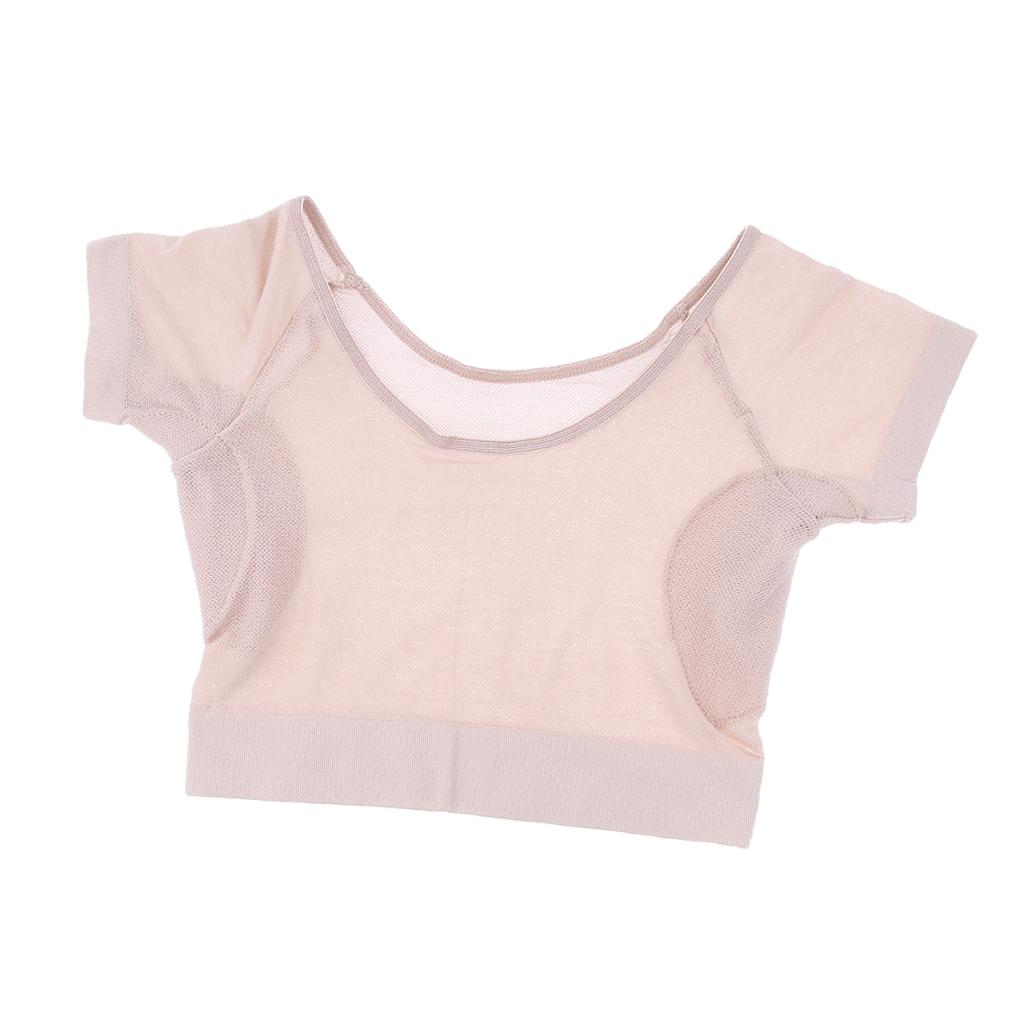 Cuticate Ngắn Áo Sơ Mi Nữ Tay Với Sát Nách Lót Thấm Hút Mồ Hôi Nách Lá Chắn Hấp Thụ Mồ Hôi Dành Cho Mùa Hè