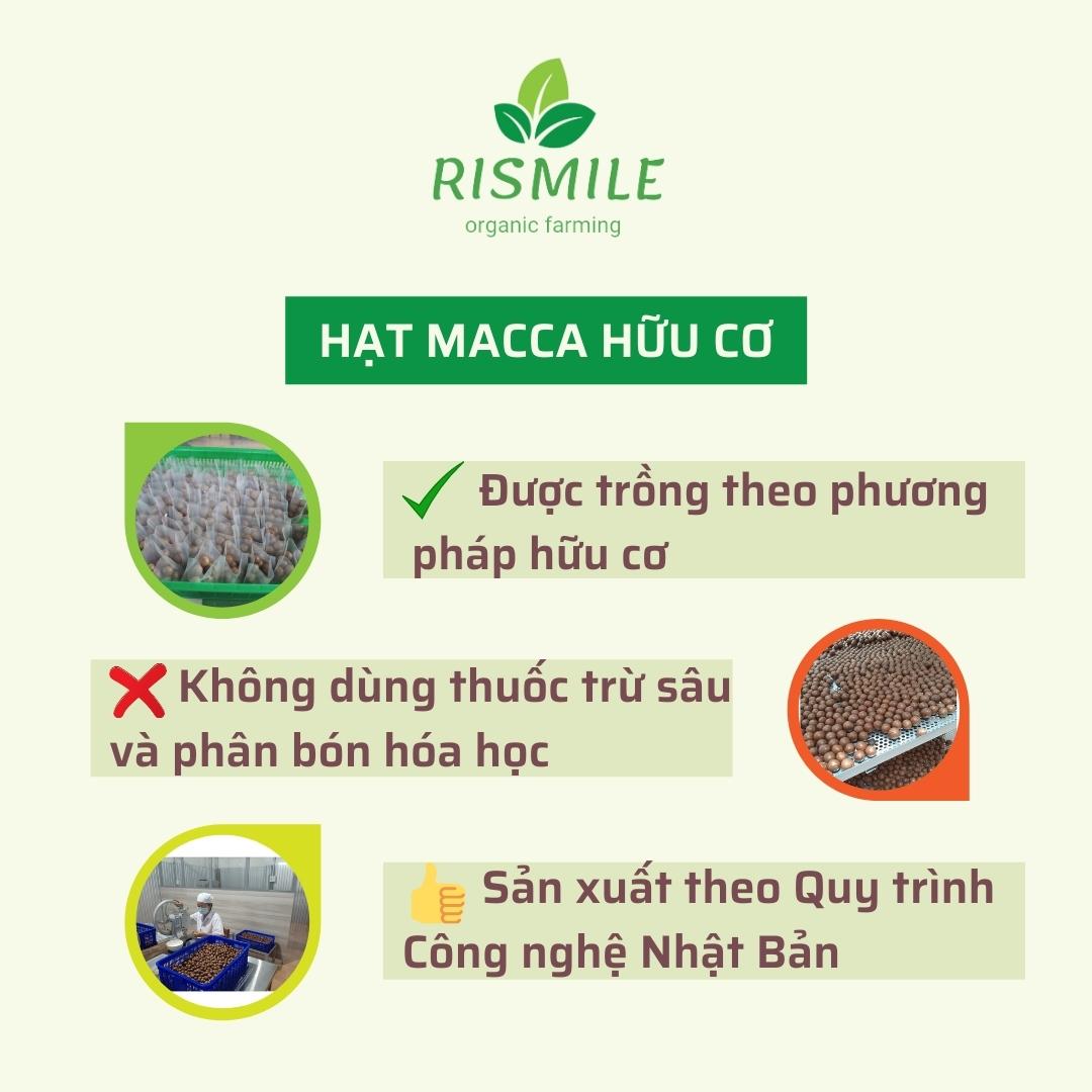 Hạt Macca (Mắc ca) Nứt Vỏ Rismile - 150 grams