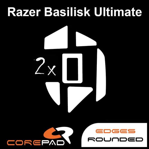2 Bộ Feet chuột PTFE Corepad Skatez PRO Razer Basilisk Ultimate - Hàng Chính Hãng