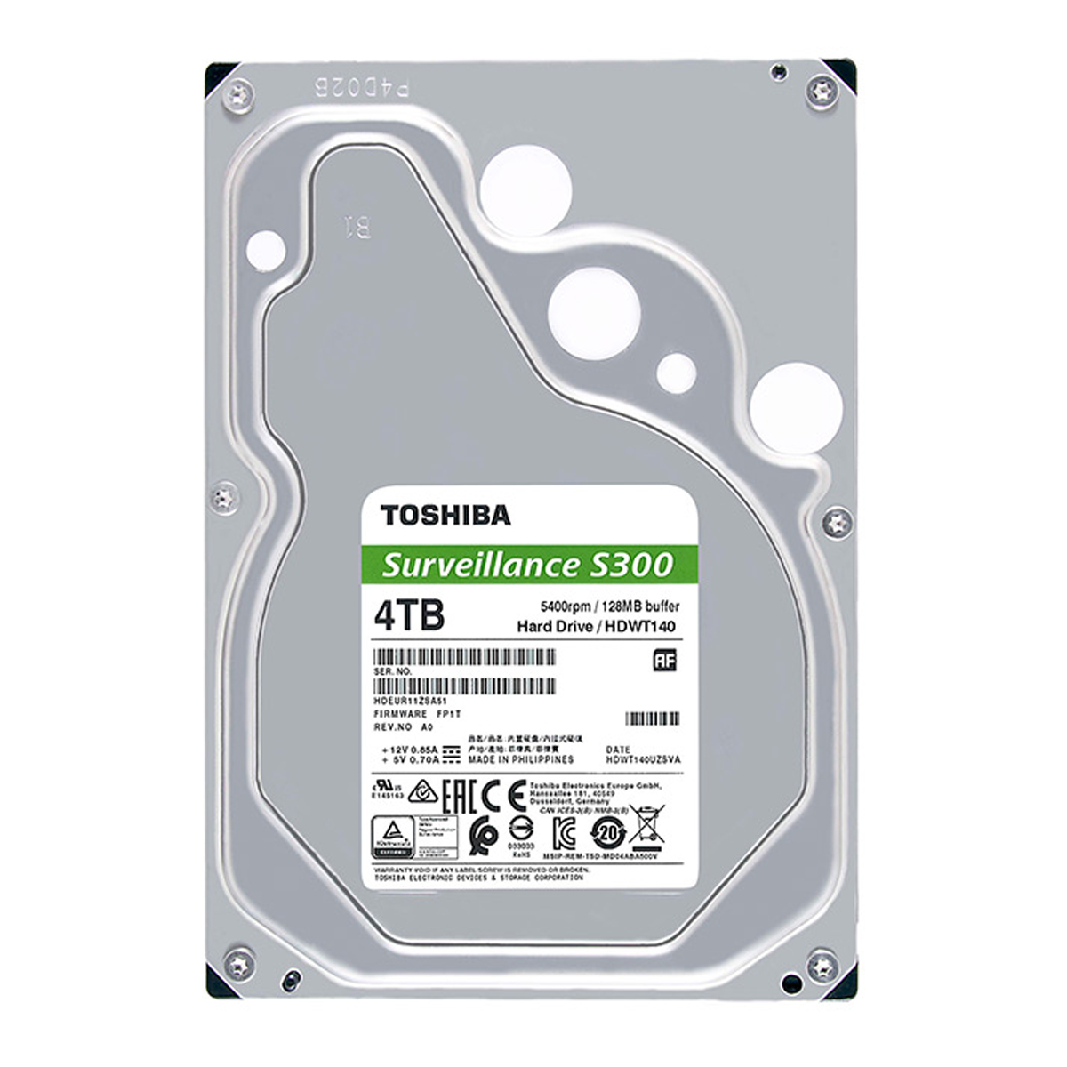 Ổ cứng Toshiba S300 Surveillance HDD 4TB hàng chính hãng