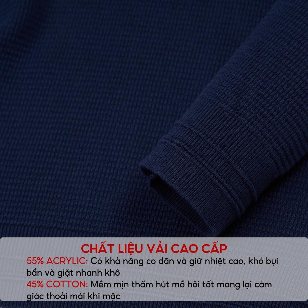 Áo len nam dài tay Biluxury chất liệu cao cấp vải mền mịn co giãn thoải mái phom dáng trẻ trung 6ALRB001